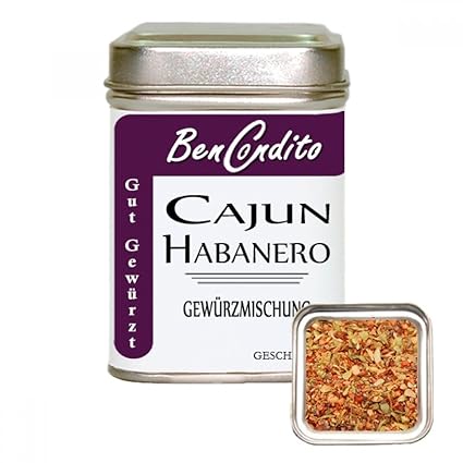 Cajun Habanero Gewurz Sehr Scharfe Amerikanisch Franzosiche Gewurzmischung Mit Habanero Chili 80 Gramm Amazon De Lebensmittel Getranke