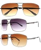 Retro Mens Aviator Bifocal Tinted Square Nerd Reading Glasses – UV400 Sunglasses – Unisex Adult-498289