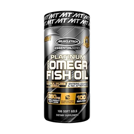 MuscleTech Essential Series Platinum Fish Oil - 100 Capsules
