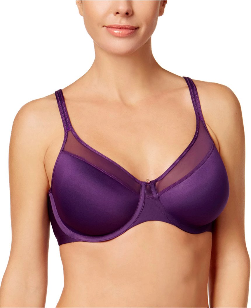 Bali Women's One Smooth U Ultra Light Illusion Neckline Underwire Bra DF3439