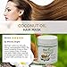 Biofinest Coconut Oil Hair Mask - with 100% Organic Shea Butter, Rosehip, Vitamin E- Deep Conditioner for Dry/ Damaged/ Color Treated Hair (250g)