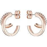 Ted Baker Helias Double Hoop Crystal Earrings