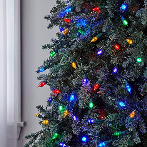 NOMA Heritage LED C3 Novelty Teardrop Christmas Lights 50 MultiColor