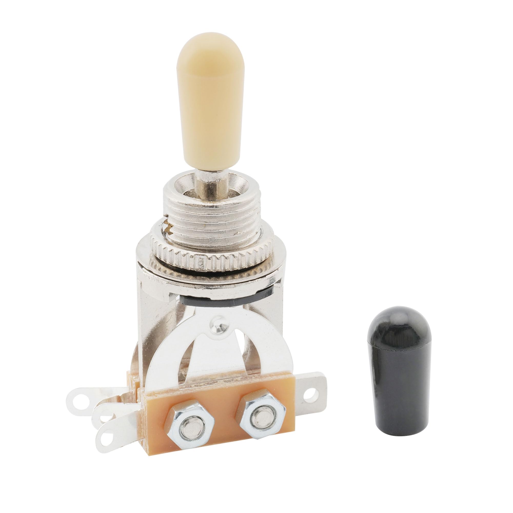 Musiclily 3 Way Short Straight Toggle Switch Pickup Selector for Les Paul LP Style Electric Guitar, Cream Tip โ image 1