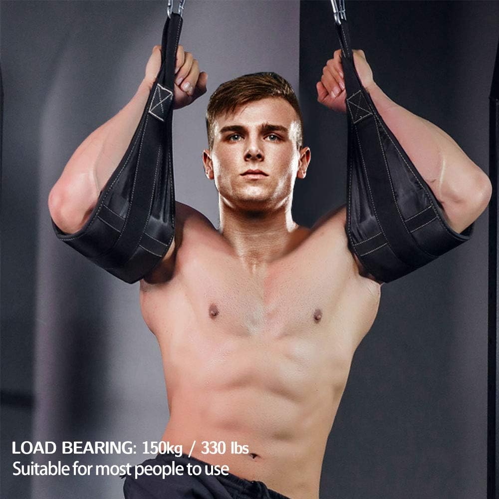 ROSRAN Ab Straps for Pull Up Bar Heavy Duty Pull Up Straps & Hanging Ab Straps for Core Workouts - Ideal Hanging Straps & Ab Hanger for Leg Raises, Knee Ups & Ab Workouts : Sports & Outdoors