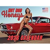 Hot Rod Honeys Calendar 2026 Monthly Wall Calender 12 Month | American Made In The USA