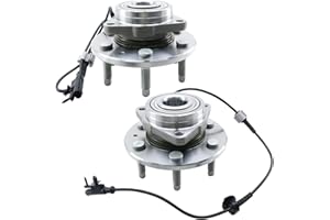 BDELI Front AWD/4WD Wheel Bearing and Hub Assembly for 2007-2014 Chevy GMC Silverado Suburban Sierra Yukon XL 1500 Tahoe Avalanche Cadillac Escalade ESV EXT Wheel Bearing Front Wheel Hub 4X4 515096 2 Pack