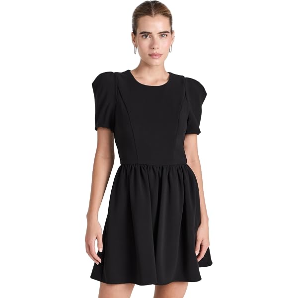 tweed u neckline solid mini dress NEW CIDER Ivory Tweed U-Neckline Solid Mini Dress Small