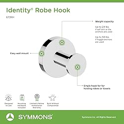 Symmons 673RH Identity Wall-Mounted Robe Hook in
