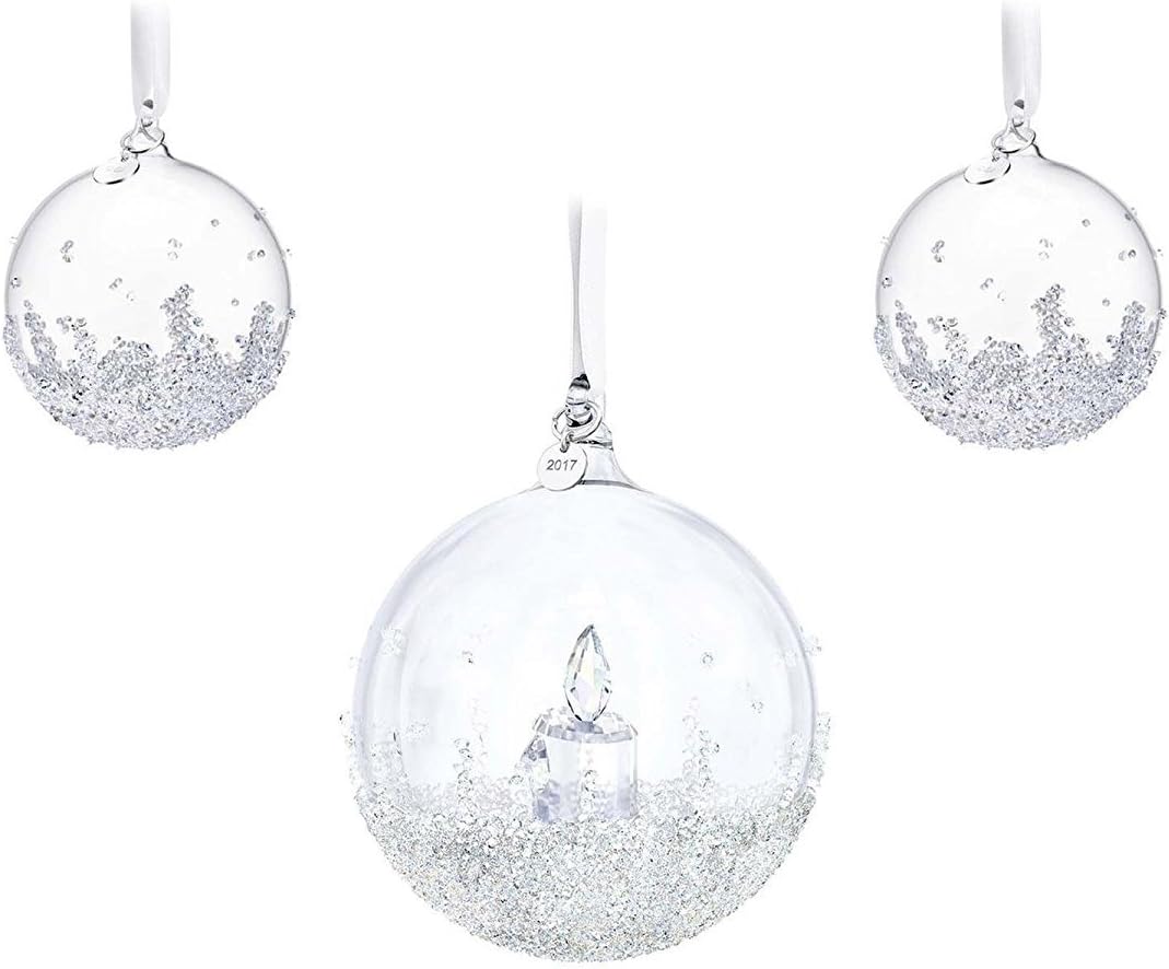 SWAROVSKI Christmas Ball Ornament Set, Annual Edition 2017