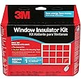 3M Indoor Window Insulation, Insulator Kit for 1 Window 6'-8" x 19.5' ft, Keeps Cold Air Out and Warm Air In, Includes Heat Shrink Window Film and Scotch Window Film Mounting Tape (2149W-6)