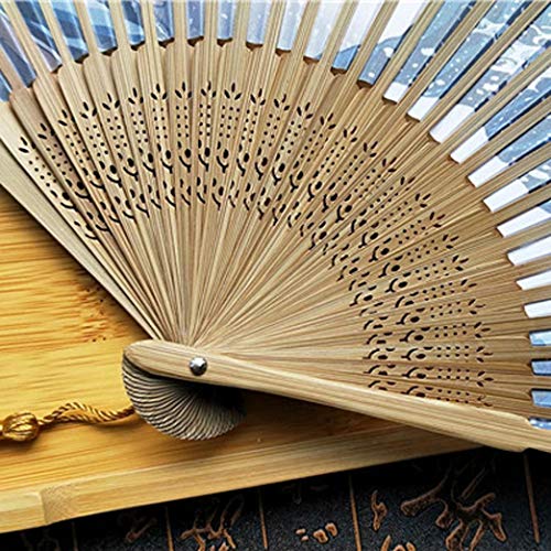 image for Elaco Folding Fan, Japanese Fridge Handheld Folding Fan with Tradition