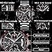 Mens Stainless Steel Watches Men Chronograph Waterproof Sport Date Quartz Wristwatch Classic Watch