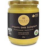 PRASAD Organic ghee 425g -100% Canadian