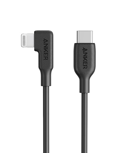 Anker USB-C to 90 Degree Lightning Cable (3 ft), MFi Certified