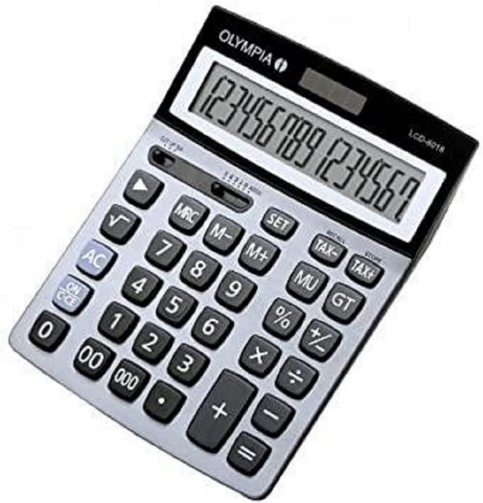 Olympia 6016 Calculator with LCD Blue