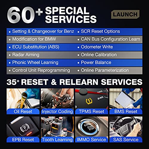 LAUNCH X431 PADVII 2022 ECU Programming & Coding,Top Automotive Diagnostic Scanner with ,60