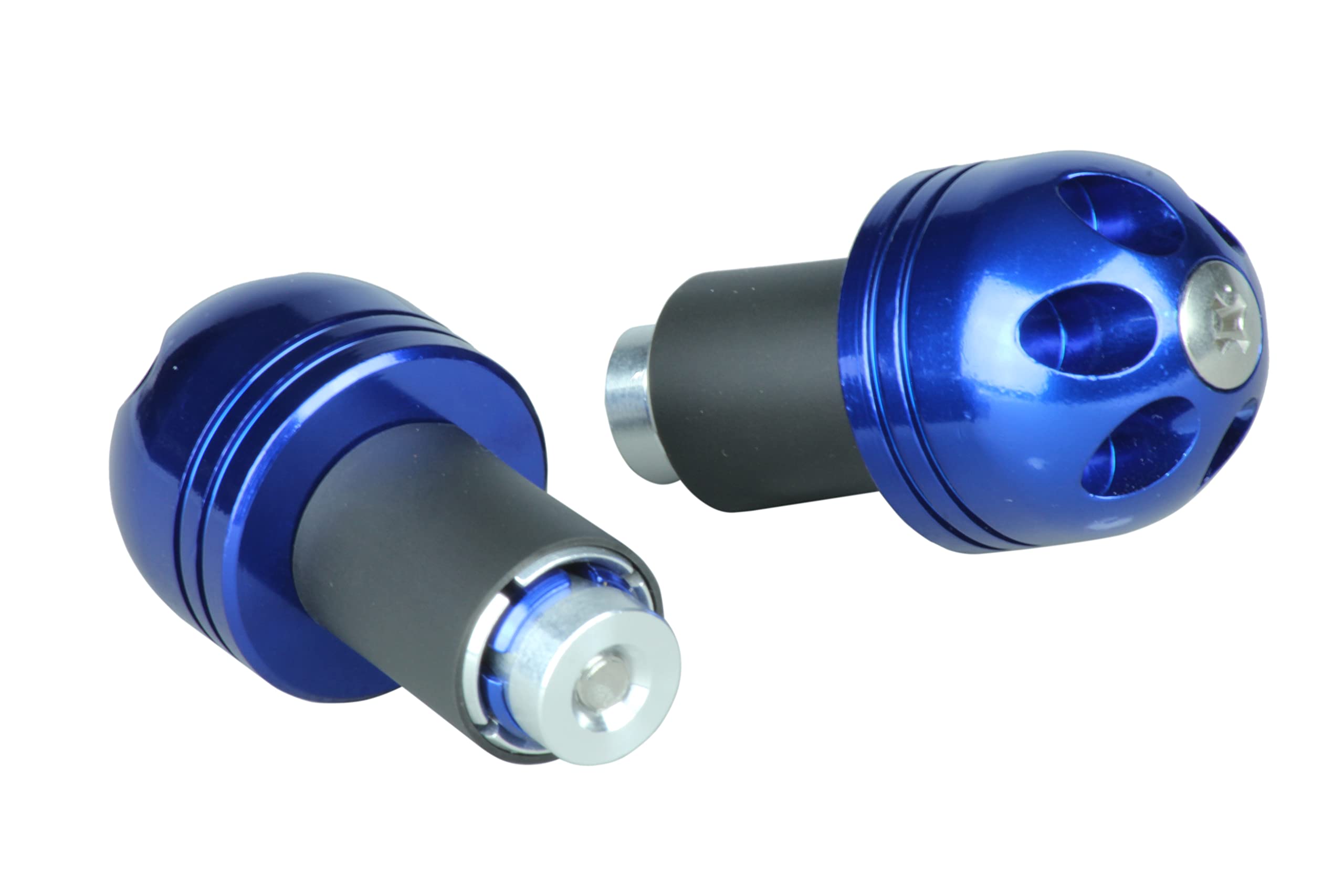 ポッシュフェイス(POSH FAITH) ハンドルバーエンド VIVIDビッグバーエンド(外径30mm) ハンドル内径14-19mm対応 ブルー 031075-01 バーエンドキャップ商品画像