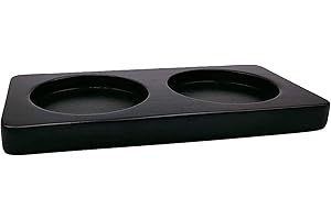 WOHENI Salt and Pepper Mill Tray, Pepper Salt Mill Tray, Wood Tray