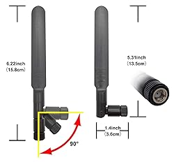 WiFi Antenna 8dBi Omni RP-SMA Male 2.4Ghz 5.8Ghz