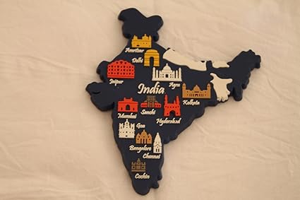 Memory Marg India Silicon Fridge Magnet (Blue)