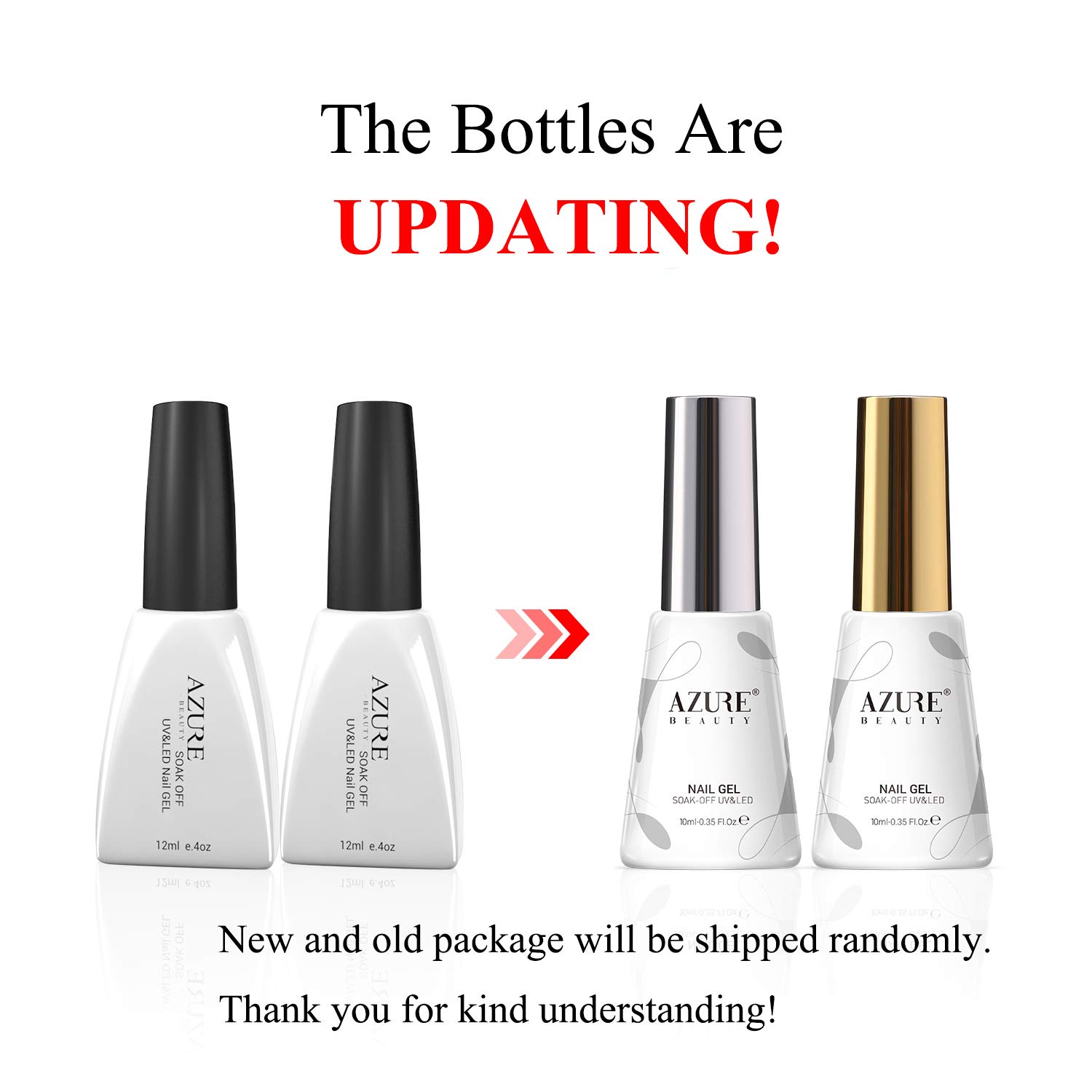 AZUREBEAUTY No Wipe Top Coat and Base Coat Set, 10ml 2 Bottles Soak Off Gel Nail Polish Glossy and Shiny Finish for DIY Nail Beauty at Home Nail Art : Beauty