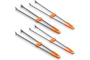 LOYIM 4 Pack 36" Reacher Grabber Tool Lightweight Litter Pick up Sticks Aluminum Rustproof Trash Grabber Garbage Picker Grabber Garden Leaf Cleaning Trash Tong Reaching Assist Tool for Elderly
