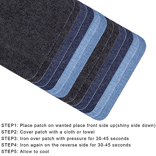 3 Denim+Patches+Clothing+Jeans+Colors