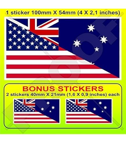 AUSTRALIA OCEANIA Australian 50mm (2") Vinyl Bumper-Helmet