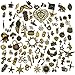 100Pcs Antique Bronze Vintage Charms Set DIY Handmade Accessories Necklace Pendants Jewelry Making Supplies