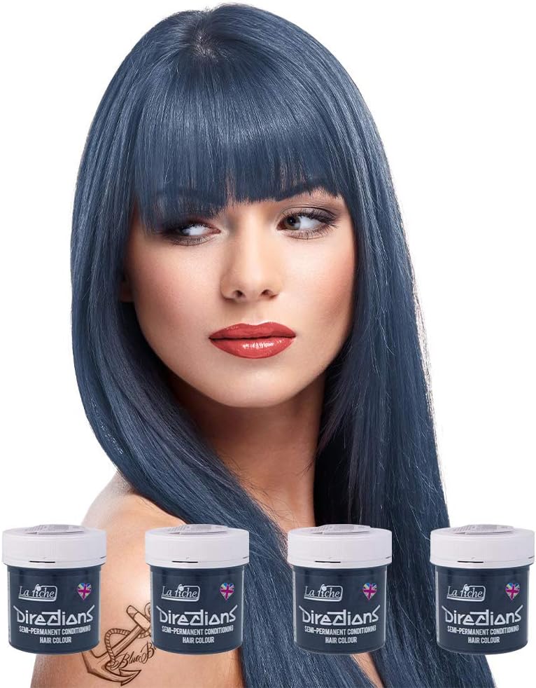 La Riche Directions Slate Semi-Permanent Hair Colour 4 x 88ml