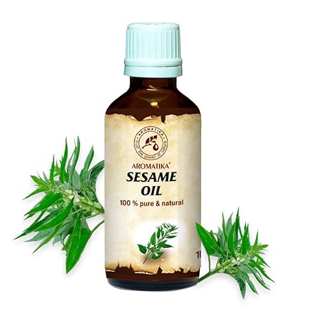 Sesamöl 100ml - Sesamum Indicum - Mexiko - 100% Natürliches und Reines Öl - Kaltgepresst und Raffiniert - für Schönheit - Kör