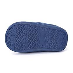 ESTAMICO Boys Girls Warm Slippers Cartoon Train