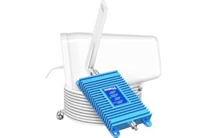 TONVE Cell Phone Signal Booster for Home - Up to 3,000 sq ft, Cell Phoen Booster kit, Cellular Repeater Amplifier Boost 5G 4G LTE 3G Data Signal for Verizon, AT&T, Sprint and All US Carriers | FCC Approved