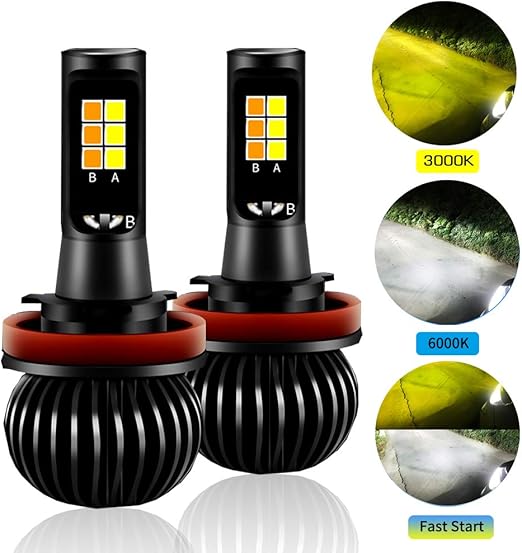 Diesel AutoZone H8 H9 H11 Led Bombillas de Luz de Niebla 35W 3800LM