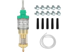 COPGGE Diesel Heater Fuel Pump Double Filter Quieter Parking Air Heater 12V 22ML Fuel Metering Pump with Fuel Hose for Chinese Diesel Heater 2KW 3KW 5KW, Fit for Eberspacher Airtronic D2 D4 D5