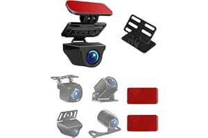 JELKUZ Rear Camera Holder Dash Cam Car Rear Camera Rear Window Bracket Backup Camera Mount 【Strong Adhesive】 180° Adjustment Rearview Camera Bracket Rear Windshield for SUV, Truck, RV, Auto