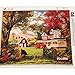 Large 5D Diamond Painting Kits for Adults Kids 50x40cm Full Drill Kits Home Wall Art Decor by TOCARE,Pumpkin Farm