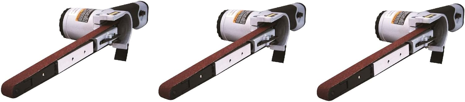 Astro Tools 3037 Air Belt Sander (1/2" x 18") with 3pc Belts (#36, #40 & #60) - - 
