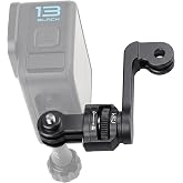 HSU Swivel Mount, Aluminum Vertical Bracket Adapter | for All GoPro Cameras, DJI Osmo Action 6/5 Pro/4/3, Insta360 ACE/ACE PRO and Most Action Cameras