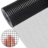 Zevemomo 24" x 50' 1/4inch Hardware Cloth Black