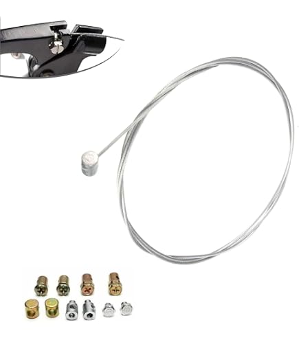 Kit De Réparation De Câbles Universel 2m Avec 9 Raccords - Pour Accélérateur, Frein, Embrayage Moto, Vélo, Tondeuse