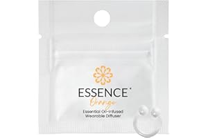 HONÉ Essence Wearable Aromatherapy Nasal Diffuser – Orange Essential Oil Nose Ring Silicone Inhaler for Stress & Mood Support - Made in USA & Travel-Friendly