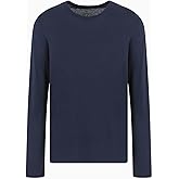 Armani Exchange Mens Basic Long Sleeve Jersey Crew Neck Tee