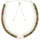 CRYSTALINES Natural Gemstones Beaded Bolo Bracelets, Assorted Beads Stones, Handmade Boho Hypoallergenic Jewelry for Women, Chakra Healing Crystals, Silver Adjustable Chain-6+4inch