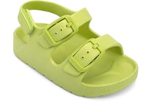 ChayChax Toddler Boys Girls Double Buckle Sandals Children's Adjustable Back Strap Water Sandal