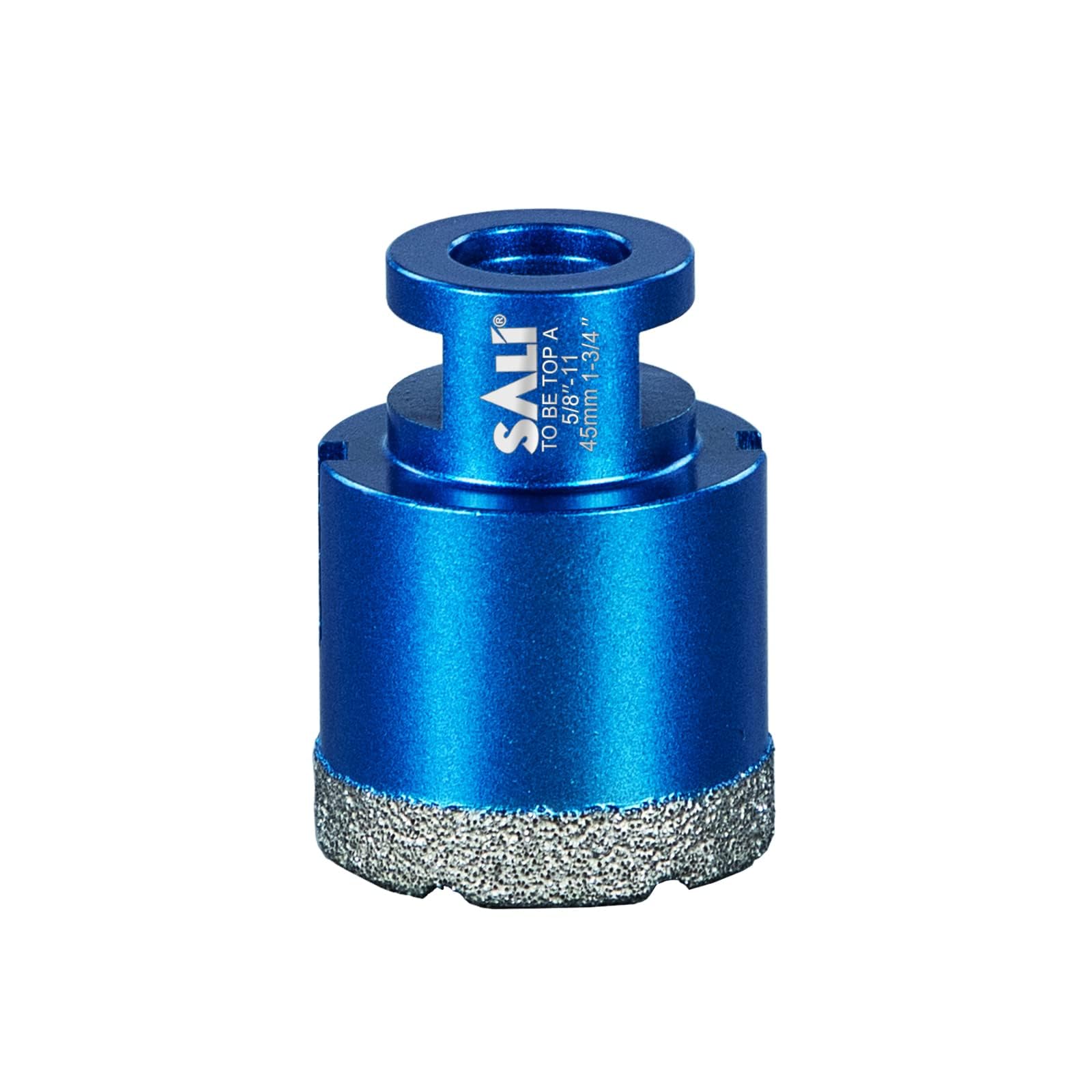SALI Diamond Core Drill Bits (45mm) Tile Hole Saws Vacuum Brazed Hole Saw with M14 Thread for Glass Ceramic Porcelain Tiles Marble Brick Granite Quartz Fit Angle Grinders Drills — image 1