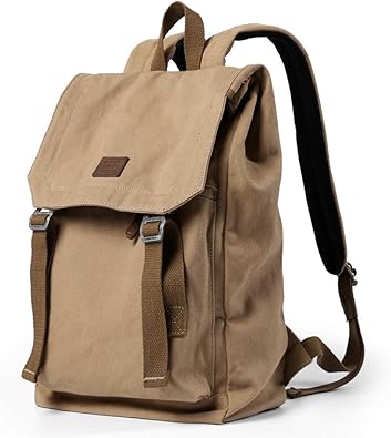 Amazon Co Jp Xincada リュックサック メンズ バックパック リュック 帆布 大容量 登山 レディース 旅行 バッグ 通勤 通学 カーキ シューズ バッグ