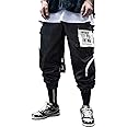 Niepce Inc Men's Japanese Streetwear Techwear Cargo Pants with Design