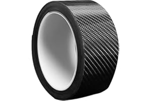Carbon Fiber Tape Carbon Fiber Anti-Collision Waterproof Protector Tape Automotive Exterior Accessories for Most Cars Black 2